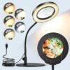 Unyqoos® Handsfree vergrootglas met verstelbare lamp en flexibele zwanenhals voor diverse toepassingen