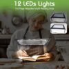 Unyqoos® Praktische rechthoekige leesloep met LED-verlichting en opvouwbare standaard