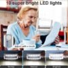 Unyqoos® Handzaam inklapbaar vergrootglas met verlichting voor lezen en handwerk