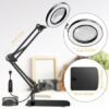 Unyqoos® Verstelbaar vergrootglas met verlichting en standaard voor nauwkeurig werk