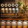 Unyqoos® Verstelbare loeplamp met led-verlichting en klem voor hobby en werk
