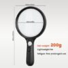 Unyqoos® Handzaam vergrootglas met 24 leds en UV-licht voor diverse toepassingen