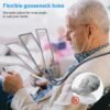 Unyqoos® Verlichte leesloep met verstelbare vergroting en handsfree gebruik voor gemak