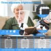 Unyqoos® Verlichte leesloep met verstelbare vergroting en handsfree gebruik voor gemak