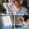 Unyqoos® Verlichte leesloep met verstelbare vergroting en handsfree gebruik voor gemak