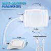 Unyqoos® Loeplamp met Flexibele Arm en Verlichting voor Handwerk en Lezen