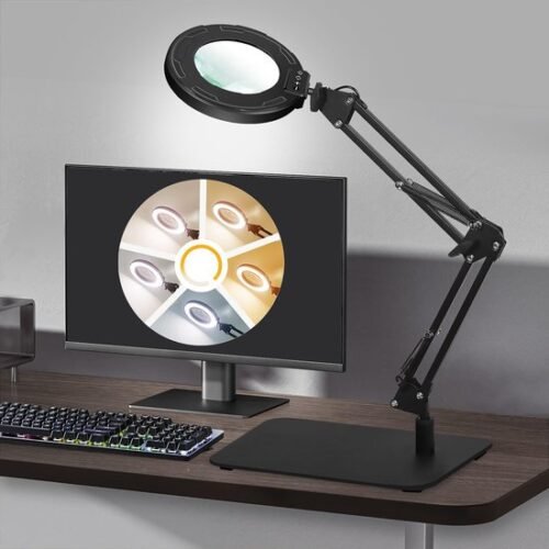 550x550-6064.jpg Unyqoos® Verstelbare LED-vergrootlamp met klem en standaard voor precisiewerk