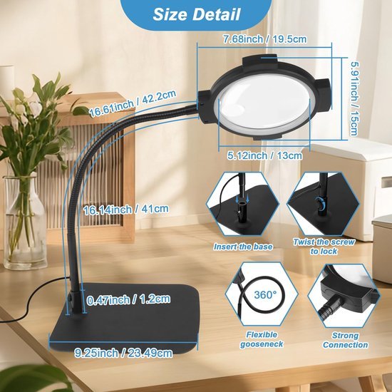 550x550-6091.jpg Unyqoos® Verstelbare loeplamp met dimbaar LED-licht voor precisiewerk en hobby's