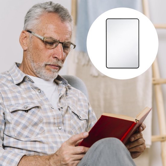 550x550-6117.jpg Unyqoos® Set van vier lichte leesloepen voor senioren en slechtzienden met grote lens