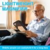 Unyqoos® Groot en licht vergrootglas met brede lens voor comfortabel lezen