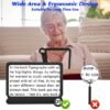 Unyqoos® Ergonomisch lichtgewicht vergrootglas voor comfortabel lezen van kleine tekst