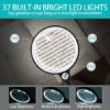 Unyqoos® Oplaadbaar vergrootglas met LED-verlichting en variabele vergrotingen voor lezen