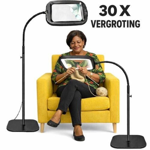 550x550-6162.jpg Unyqoos® Verstelbare loep met LED-verlichting - 30 X VERGROTING voor lezen, borduren, diamond painting en meer