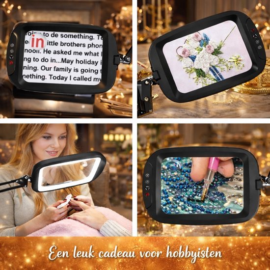 550x550-6167.jpg Unyqoos® Verstelbare loep met LED-verlichting - 30 X VERGROTING voor lezen, borduren, diamond painting en meer