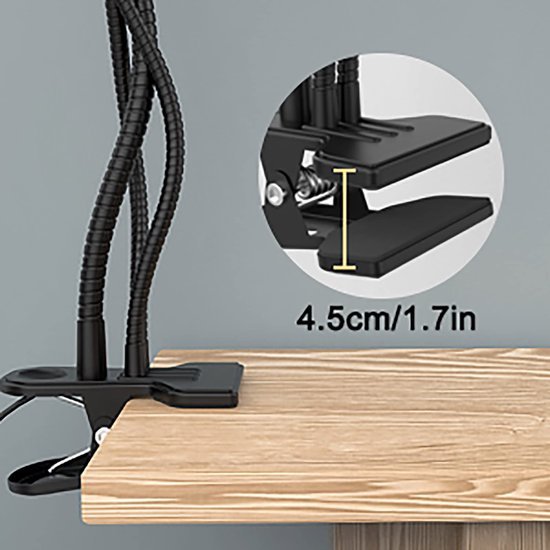 550x550-6173.jpg Unyqoos® Verstelbaar vergrootglas met LED-verlichting en klem voor diverse hobbyprojecten