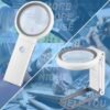 Unyqoos® Dimbare leesloep met standaard en verlichting voor optimaal zicht