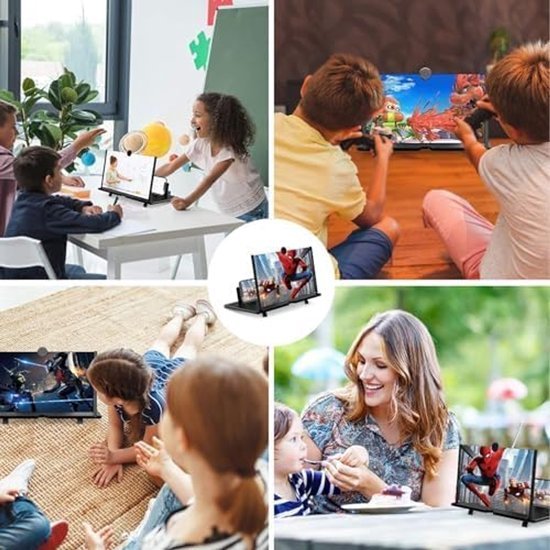 Unyqoos® Opvouwbare 20 Inch Smartphone Vergroter met 3D HD Anti-Blauw Scherm