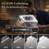 Unyqoos® Hands-free Vergrootglas met LED-verlichting en Flexibele Zwanenhals voor Lezen