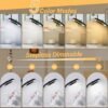 Unyqoos® Dimbare bureaulamp met vergrotingsglas en flexibele zwanenhals voor precisiewerk