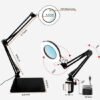 550x550-6459.jpg Unyqoos® Verlichte vergrootlamp met verstelbare zwenkarm en heldere glazen lens