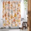 550x550-6502.jpg Unyqoos® Stijlvol en Kleurrijk Douchegordijn met Levendige Paddenstoelenprint voor Badkamerdecoratie, Inclusief 12 Haken