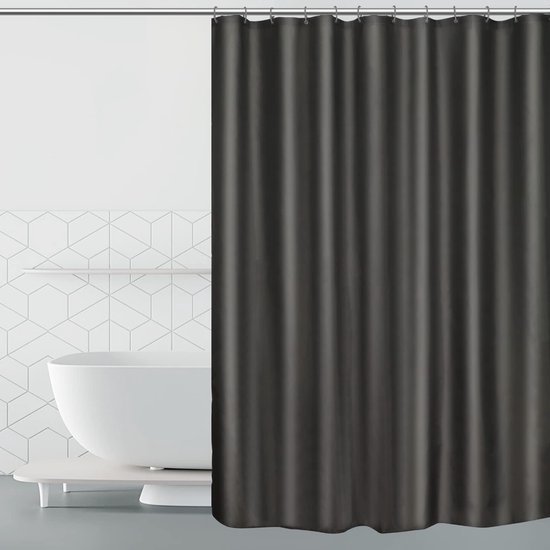 Unyqoos® Hoogwaardig Waterafstotend Douchegordijn van Polyester met Antibacteriële Eigenschappen, 180 x 200 cm
