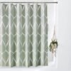 Unyqoos® Stijlvol Geometrisch Douchegordijn met Luxe Textuur en Waterdichte Afwerking 180 x 180 cm