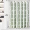 Unyqoos® Stijlvol Geometrisch Douchegordijn met Luxe Textuur en Waterdichte Afwerking 180 x 180 cm