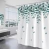 550x550-6613.jpg Unyqoos® Groen Badkamergordijn Met Antibacteriële Coating, Compleet Met Haken, Machinewasbaar En Sneldrogend
