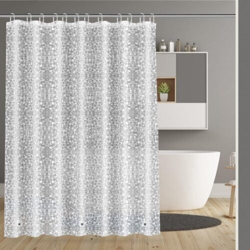 550x550-6662.jpg Unyqoos® Schimmelwerend Douchegordijn van Hoogwaardig Polyester voor Bad & Douche, Waterdicht en Antibacterieel, 180x180 cm