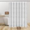 550x550-6665.jpg Unyqoos® Schimmelwerend Douchegordijn van Hoogwaardig Polyester voor Bad & Douche, Waterdicht en Antibacterieel, 180x180 cm