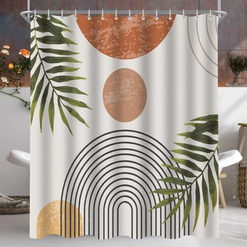 550x550-6733.jpg Unyqoos® Stijlvol Douchegordijn met Antischimmel en Waterafstotende Eigenschappen voor Badkamer 200 x 200 cm