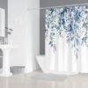 Unyqoos® Verfrissend Douchegordijn met Natuurlijk Plantenthema voor een Ontspannende Badkamerervaring