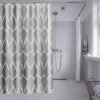 Unyqoos® Verstelbaar Polyester Douchegordijn met Verzwaarde Zoom en Sneldrogende Eigenschappen voor Badkamerinrichting