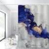 Unyqoos® Stijlvol Douchegordijn met Marmerlook en Bescherming tegen Schimmel voor Luxe Badkamerdecoratie