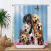 Unyqoos® Stijlvol en Praktisch Douchegordijn met Dierenprint voor Huisdiervrienden