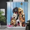 Unyqoos® Stijlvol en Praktisch Douchegordijn met Dierenprint voor Huisdiervrienden