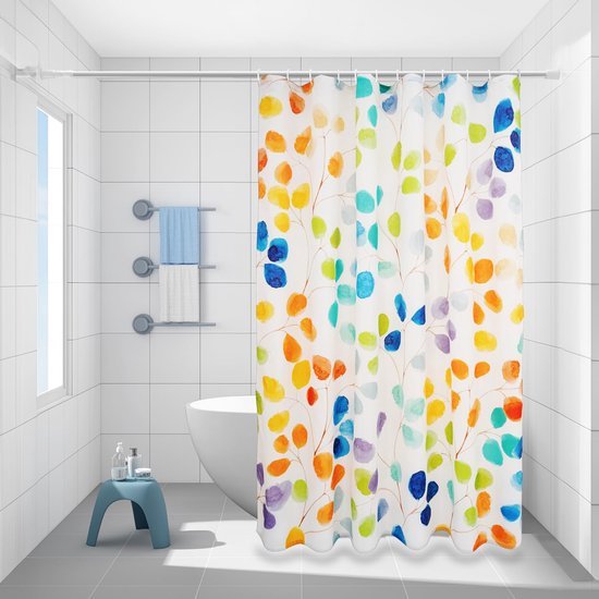 Unyqoos® Tijdloos Elegante Douchegordijn met Waterafstotende en Schimmelwerende Eigenschappen voor Badkamercomfort