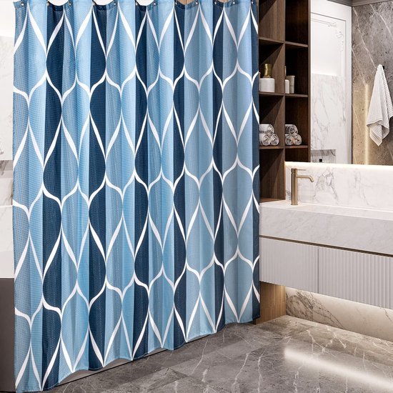 550x550-6891.jpg Unyqoos® Elegante en Luxe Waterafstotende Douchegordijnset met Gratis Metalen Haken voor Spa-ervaring Thuis