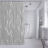 Unyqoos® Stijlvol Polyester Douchegordijn met Inspringringen en Verzwaarde Zoom voor Badkamer