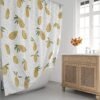 Unyqoos® Dekoratieve Papaya Douchegordijn van Hoogwaardig Waterdicht Polyester met Haken voor Badkamervernieuwing