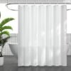 550x550-6903.jpg Unyqoos® Elegant Wit Douchegordijn Waterafstotend en Schimmelbestendig voor Bad en Douche 180x180 cm