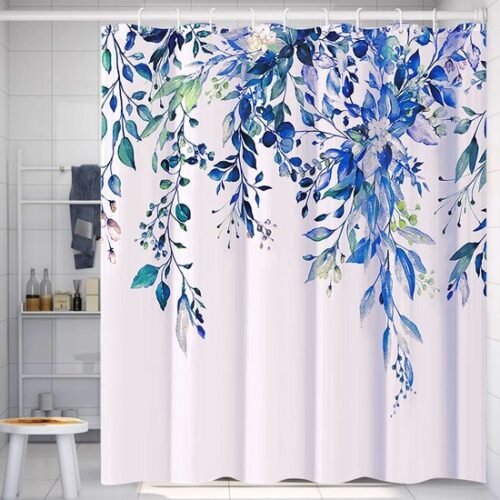 550x550-6914.jpg Unyqoos® Stijlvol en Functioneel Douchegordijn met Schimmelwerende en Waterdichte Eigenschappen, Inclusief Haken