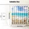 550x550-6970.jpg Unyqoos® Oceanisch Thema Schimmelbestendig Douchegordijn met Waterdichte Polyester Stof en 12 Ringen