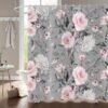 Unyqoos® Stijlvol en Waterdicht Douchegordijn met Bloemenprint voor de Badkamer