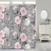 Unyqoos® Stijlvol en Waterdicht Douchegordijn met Bloemenprint voor de Badkamer