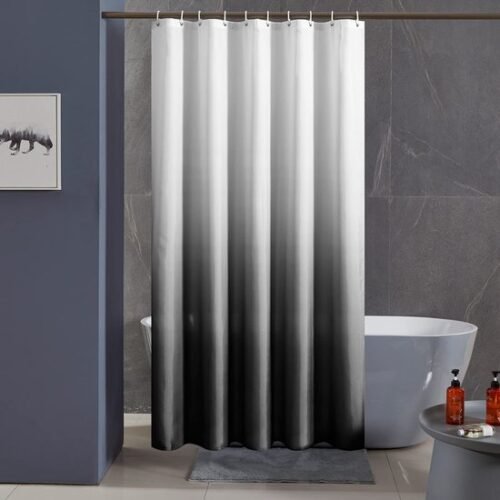 550x550-7001.jpg Unyqoos® Waterafstotend Douchegordijn met Anti-Schimmel Eigenschappen en Wasbare Stof, 180 x 200 cm