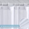 Unyqoos® Waterafstotend Douchegordijn met Anti-Schimmel Eigenschappen en Wasbare Stof, 180 x 200 cm