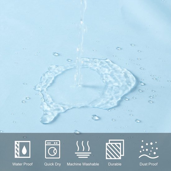 550x550-7037.jpg Unyqoos® Extra Lang Antibacterieel Douchegordijn Met Schimmelwerend Textiel Voor Luxe Bad- en Douche-ervaring