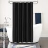 Unyqoos® Elegant zwart douchegordijn van polyester met schimmelwerende eigenschappen